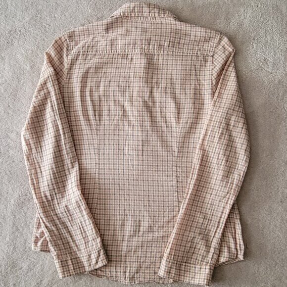 GAP Plaid Button Down Shirt Tunic Women's Size XS - Picture 7 of 9